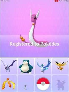 Shiny Dratini evolution to Dragonair to Dragonite in Pokémon go #Shorts
