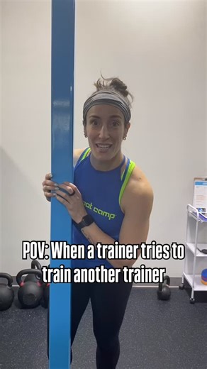When a trainer tries to train another trainer… Cue the side-eye and unsolicited cues. It’s all family love here at Burn..most of the time😂 #trainthetrainer #fitnessfunny #allinthefamily #burnbootcamp #burnbootcampbutler | Burn Boot Camp - Butler, PA