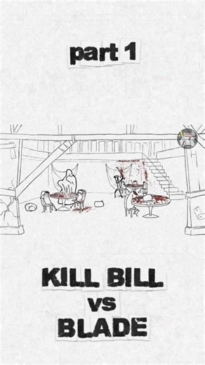 part 1 kill bill is ready for revenge, can blade hold him back?🤔 #killbill #blade #animation | Frozz Joy