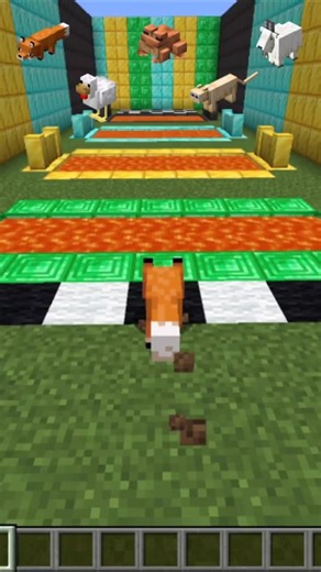 Don’t Fall in the Lava! Minecraft Jump Test #Shorts