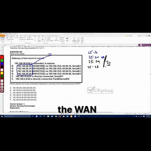 12 Subnetting Summarizing the Routs