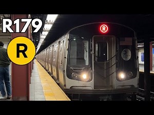 BMT: First Look R179 (R) train action @ Manhattan and Brooklyn