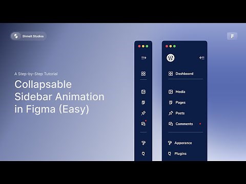 Collapsable Sidebar Animation in Figma (Easy)