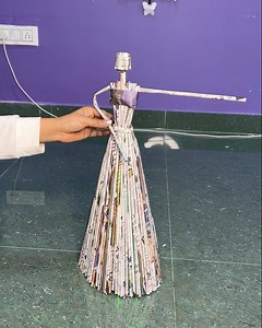 38K views · 193 reactions | Unique Newspaper Doll Making _ Amazing idea #decor #doll #craft | Deep's CRAFT | Facebook