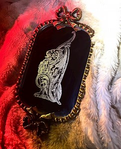 Hand Etched Lion Gargoyle Mirror, Gothic Cathedral Decor, Vintage Style Frame - Etsy Canada