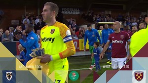 The highlights from our Carabao Cup win against AFC Wimbledon... | West Ham United