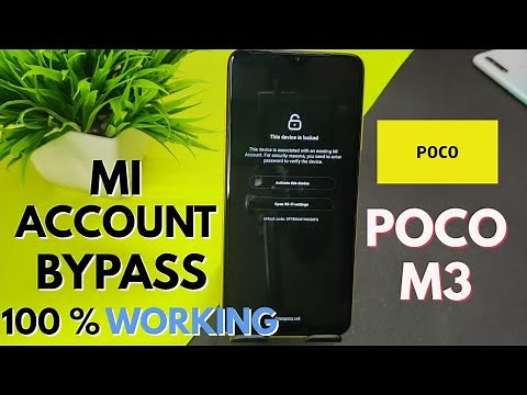POCO M3 MI ACCOUNT REMOVE | HOW TO REMOVE POCO M3 MI ACCOUNT | FORGOT PASSWORD MI ACCOUNT