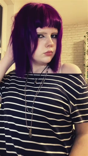 Stunning Plum Hair Transformation