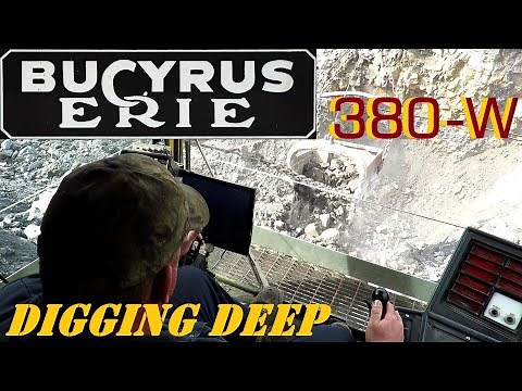 Dragline In Cab Digging Deep