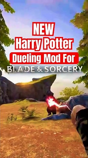 DUEL LIKE HARRY POTTER IN BLADE & SORCERY! #bladeandsorcerymods #gaming #harrypotter