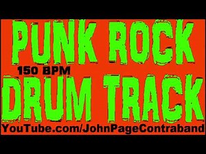 Punk Rock Drum Track 150 bpm