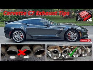 Corvette C7 Exhaust Tips Restored to Showroom Shine