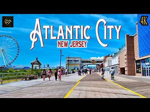 Atlantic City New Jersey Boardwalk and Steel Pier 2025