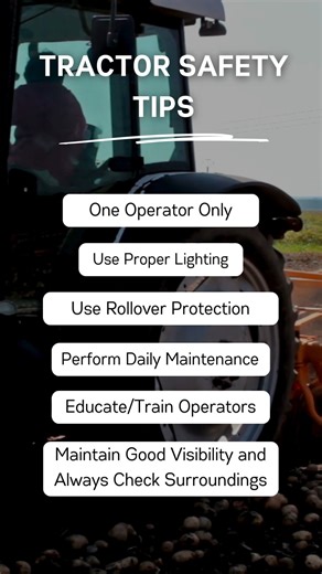 14 reactions | Tractor Safety is a huge part of operations on the farm!  Here are a few tips to ensure your farm equipment and operators work safely this year! #FarmSafetyandHealthWeek #NCAgriculture | N.C. Department of Agriculture and Consumer Services | Facebook