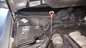 How to measure Transmission fluid level! How deep to...