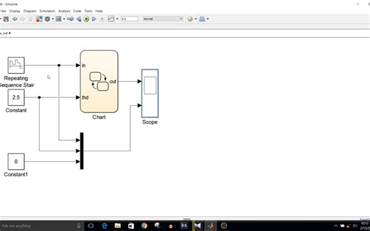 Simulink Tutorial - 19 - If Else if Else Using State flow - Using Chart