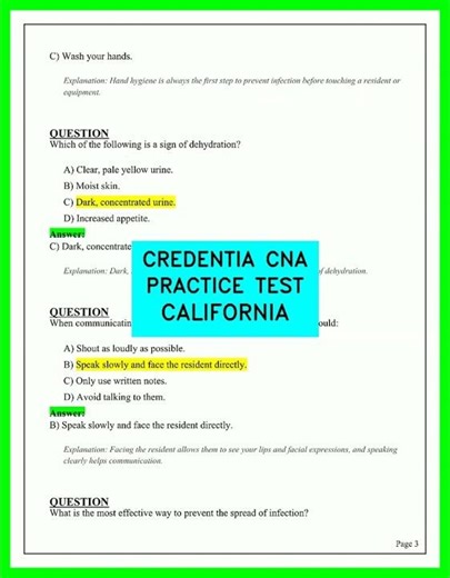 Credentia CNA Practice Test California 2026: Comprehensive Guide & Exam Questions