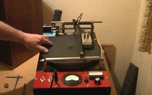 在家自己灌录78转唱片