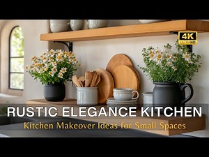 Rustic Elegance: Cottagecore Kitchen Makeover Ideas for Compact Spaces