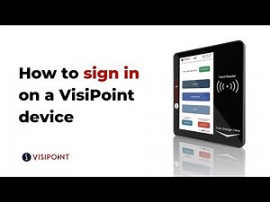 How to Sign In as a Visitor | VisiPoint
