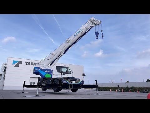 Tadano develops world's first "fully electric crane" - reducing CO2 emissions by approximately 27...