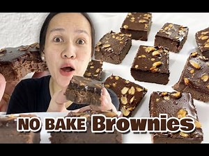 No Bake Brownies | How to Make Brownies Without Oven