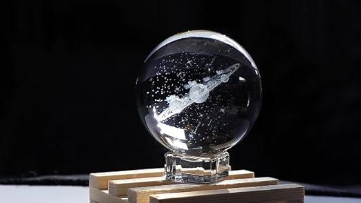 3D Crystal Planet Solar System Ball