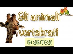 Vertebrate animals in brief