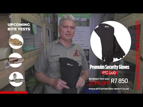Snake Resistant Gloves | Snake proof | Snake Bite | Premium Security Gloves #africanreptiles