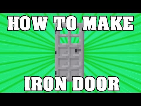 How to Make an Iron Door in Minecraft