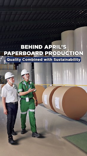 This is our largest single investment in Riau since the company was founded almost 30 years ago," shares Sihol Aritonang, President Director of APRIL’s operating arm, PT Riau Andalan. Step inside APRIL’s state-of-the-art paperboard packaging mill, which began operations earlier this year, and discover how cutting-edge technology and sustainable practices come together to produce 1.2 million tonnes of high-quality paperboard annually. #APRIL2030 #paperboard #packaging | APRIL Group
