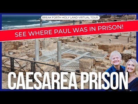 Visit Paul's Prison at Caesarea By The Sea - Stunning 4K, Drone Video & Virtual Guiding
