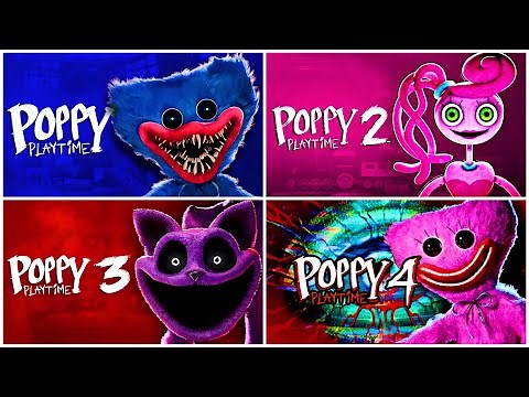 POPPY PLAYTIME: Chapters 1 2 3 4 FULL GAMEPLAY WALKTHROUGH + ALL ENDINGS [No Commentary]