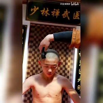 少林寺男生剃光头
