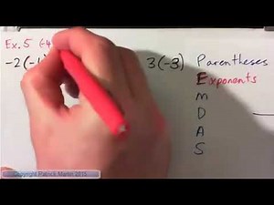 Evaluate expressions with negative numbers using PEMDAS: 3(5) - 4(-1) - 7(-3)
