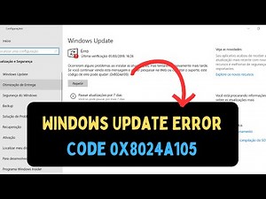 How to Fix Windows Update Error Code 0x8024a105 on Windows 11