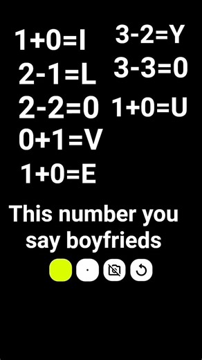 When you say numbers add you boyfriend or girlfriend.......#lovenumber #findsomeone love...