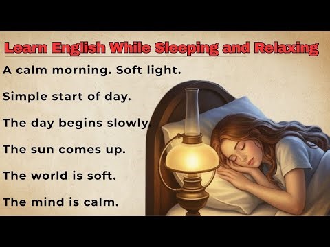 Learn English Naturally While Sleeping | Slow Listening | A2, Sleep Learning