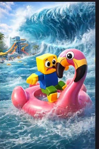 Noob Tried to Enjoy the Water Park… Then This Happened 😱