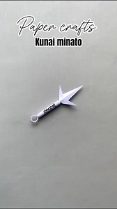 387K views · 3.8K reactions | Kunai ninja minato paper, How to make Kunai Minato paper toys step by step easy #vinhhi #papercrafts #diy #origami #kunai | Vĩnh Hí | Facebook