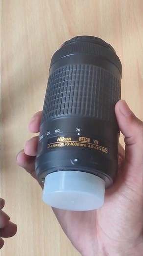 Nikon AF-P DX 70-300mm f/4.5-6.3G ED VR Lens #nikon #photography #lenses #shorts #viral