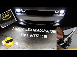 AUXITO LED HEADLIGHTS REVIEW AND FULL INSTALL!!!