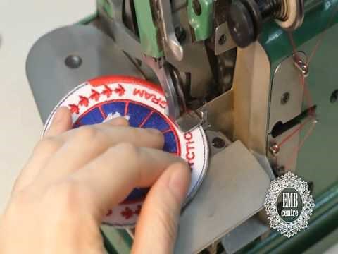 How to finish a patch with a Merrow mg-3u edging machine