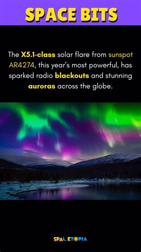 The Sun just unleashed its most powerful solar flare of 2025!  On...