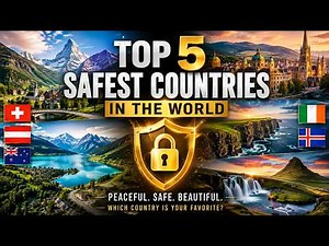 Top 5 Safest Countries in the World 🌍 | World's Most Peaceful Countries 2025 | Travel Documentary