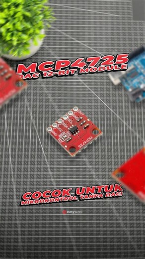 Butuh DAC di Arduino? Coba Pakai MCP4725 12-Bit!🔧 #arduino #dac #elektronik #diyprojects #diy