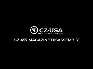 CZ 457 Magazine Disassembly