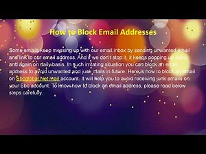 How to fix junk or spam mail setting in Sbcglobal Net mail account