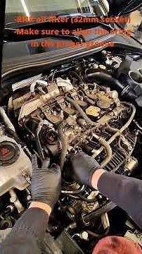 2013-2025 Audi A3 S3 2.0T Engine Oil Filter Change Replacement Repair #audi #diy #automobile