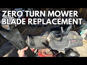 42” Zero Turn Mower Blade Replacement (Craftsman, TimeCutter, John Deere, etc.)